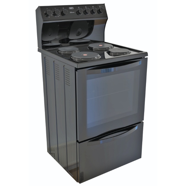 Picture of Defy 4 Plate Free/S Stove Kitchenaire Black DSS694