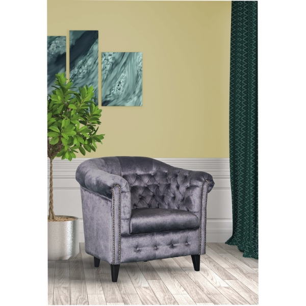 Picture of Spencer Tub Chair - Grey