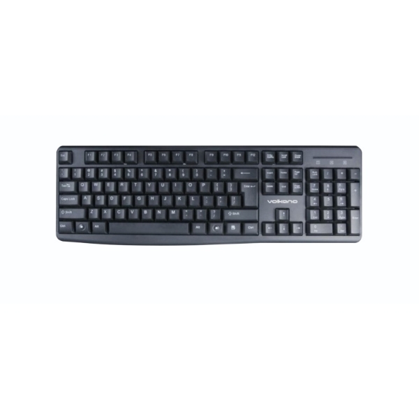 Picture of Volkano Keyboard & Mouse Wireless VK-20123-BK