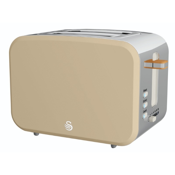 Picture of Swan 2 Slice Toaster SNT2O - Oatmeal