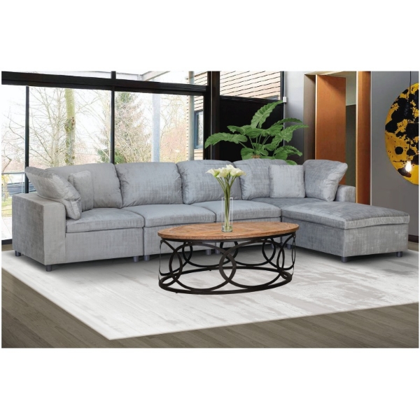 Picture of Angelina 5Pce Modular Lounge Suite - Grey