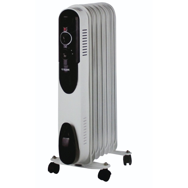 Picture of Goldair 7 Fin 600-1500W Oil Heater - White GSOR-700