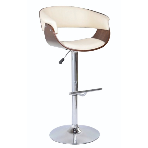 Picture of Milan Adjustable Bar Stool - Cream