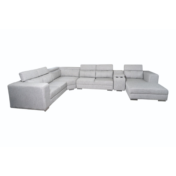 Picture of California 5Pce Corner Lounge Suite - Tribute Pewter