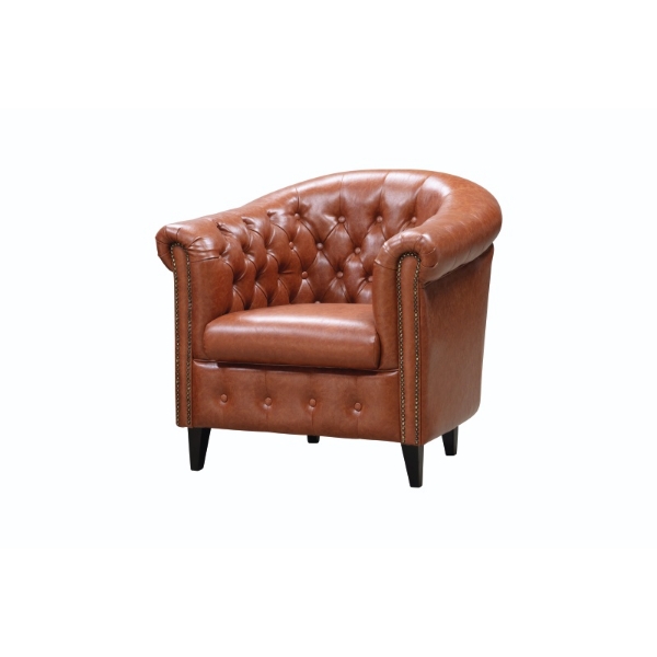 Picture of Spencer Tub Chair - Light Brown