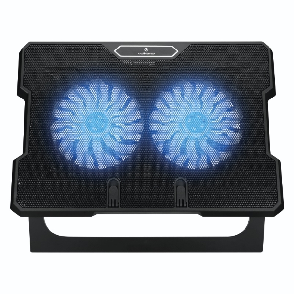 Picture of Volkano Dual Fan Upright 45 Degree Cooling Pad VK-20290-BK