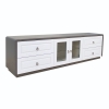 Picture of Angelica TV Stand - Grey & White